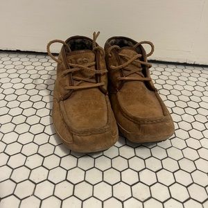 UGG Moc Toe Lace Up Slipper Boots